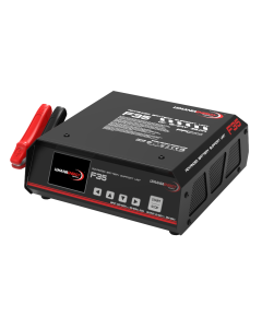 Lemania Flash lader F35. Laadcapaciteit 12V-35A/24V-17,5A. Geschikt om het voetuig onder spanning te houden tijdens programmeren en laden van het voertuig.
